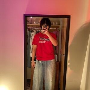 Vintage DARE graphic tee red